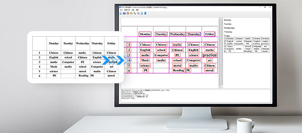 Supports automatic recognition of analyzed forms and 1:1 reduction of reconstructed forms to ensure data integrity